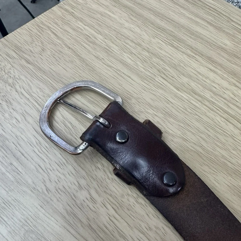 Vintage Tony Lama‎ Belt  Men's Size 40 Brown Leather Western Made In USA K1207